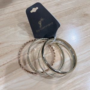 ✨ 6 for 20 Gold / Rosegold 5pc bangle set Fashion Jewelry Bracelet